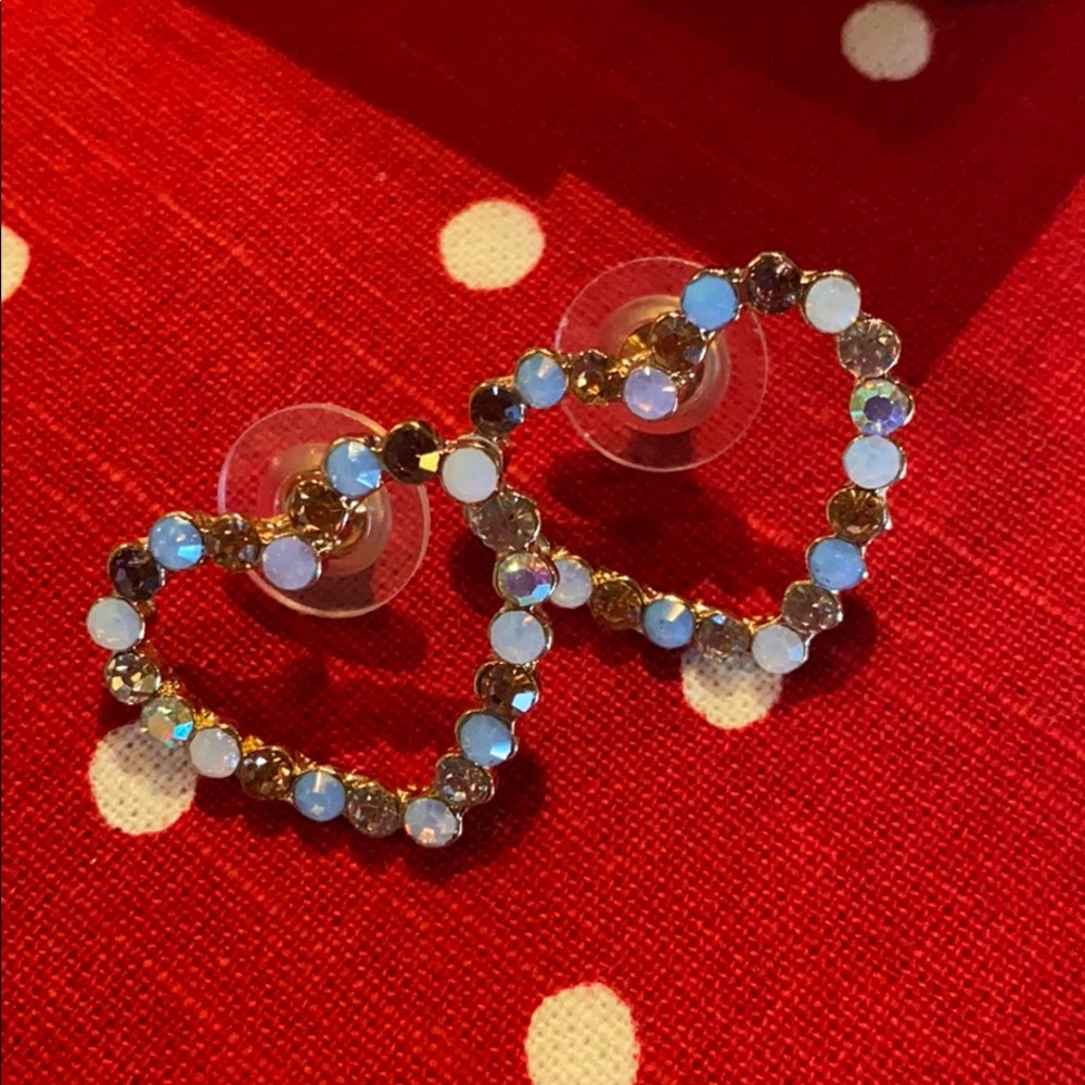 Cute heart shaped earrings